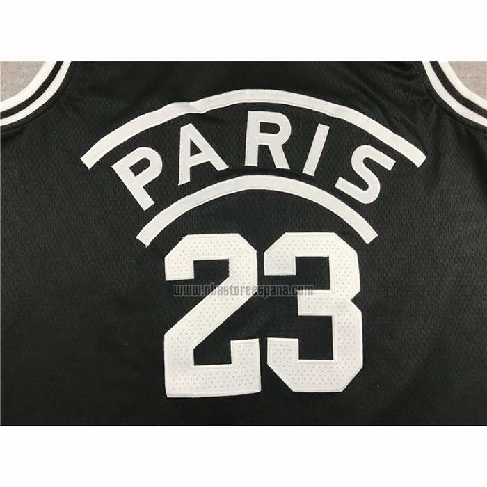 Camiseta AJ x PSG Michael Jordan NO 23 Negro